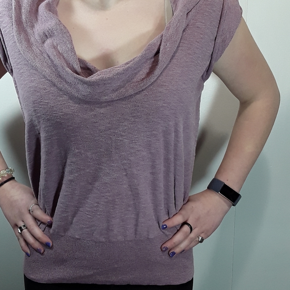 Free People drape neck sleeveless top small